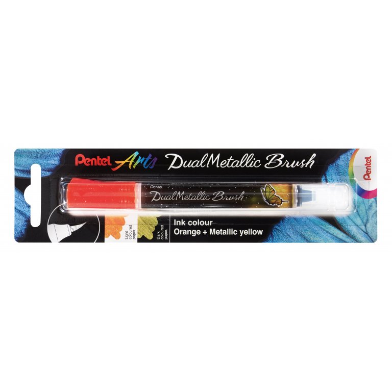 Pentel Pinselstift Dual Metallic Brush