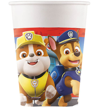 Decorata Party Pappbecher - 8er-Pack - 200 ml - Paw Patrol Rettu