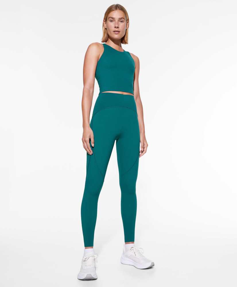 leggings básicas de compressão até o tornozelo