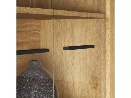 Vaisselier 2 portes Ysia Bois et Noir