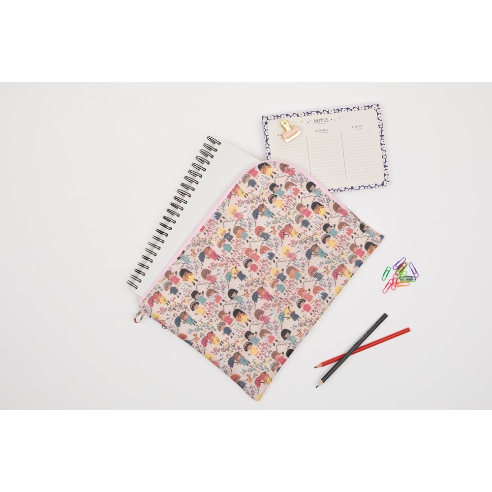 Protège Documents A4 Petites Filles Pop