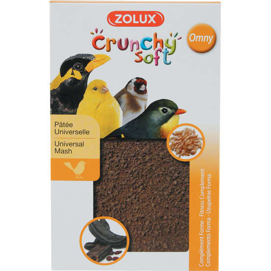 Pâtée Crunchy Soft Omny pour bec crochu et droit - 150 g
