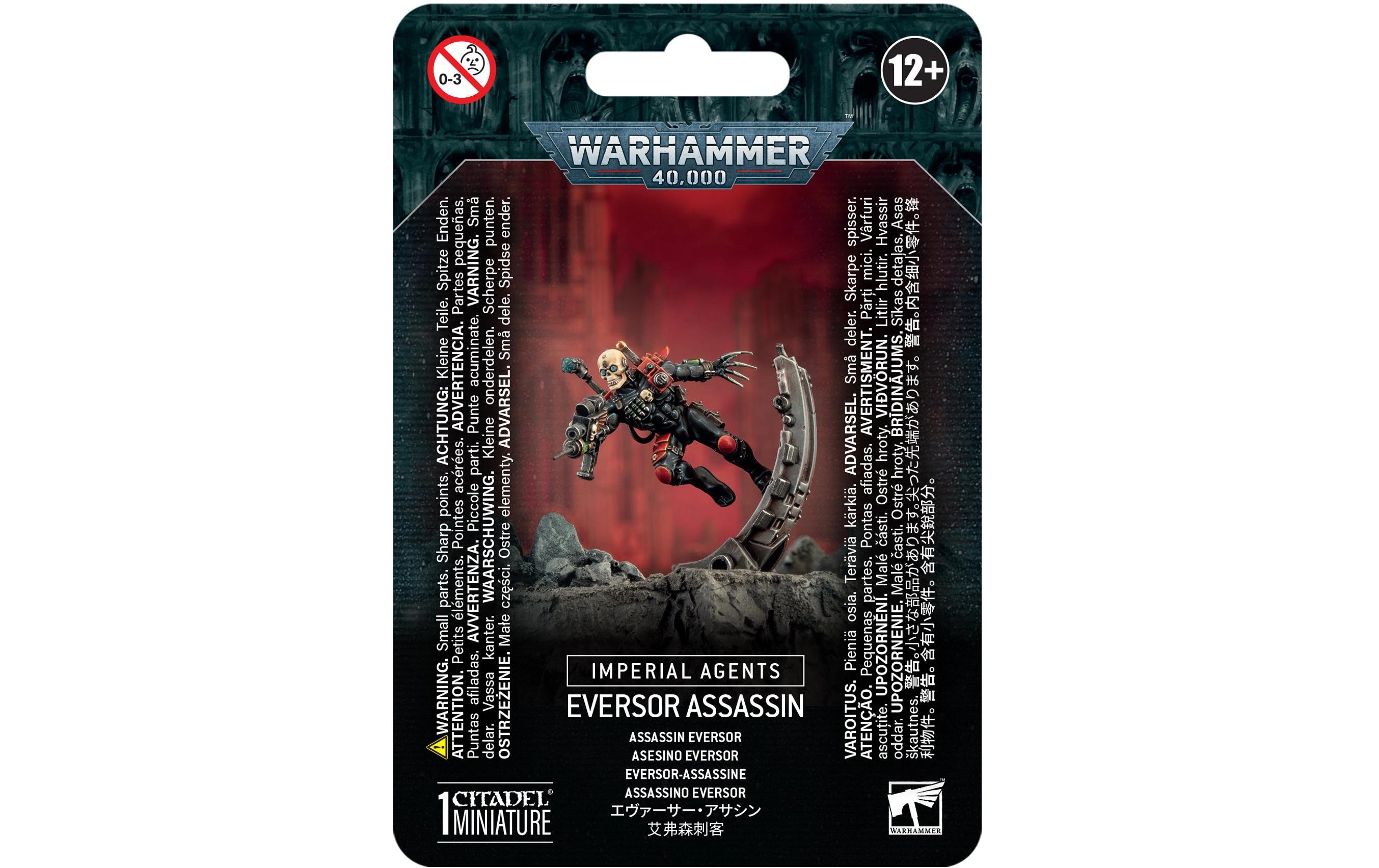 Figur Warhammer 40.000 Imperial Agents: Eversor-AssassineWarhammer 40.000 Imperial Agents: Eversor-Assassine Bausatz