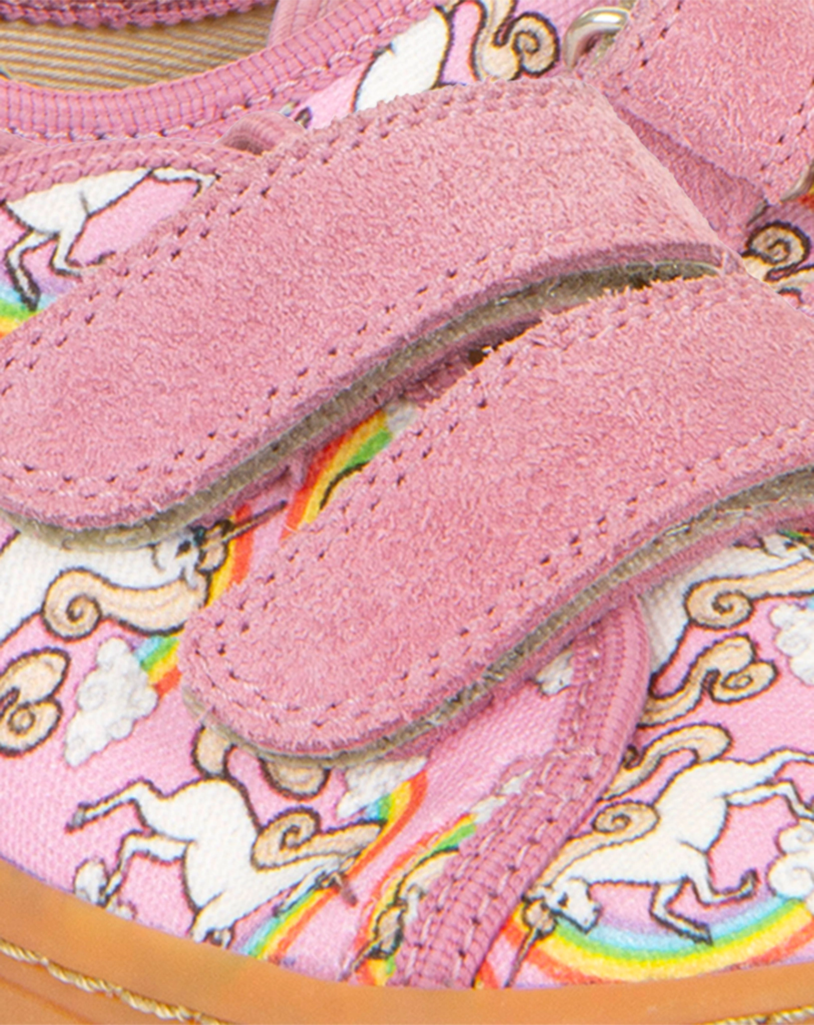 Klett-Halbschuhe CANVAS UNICORN in white/pink