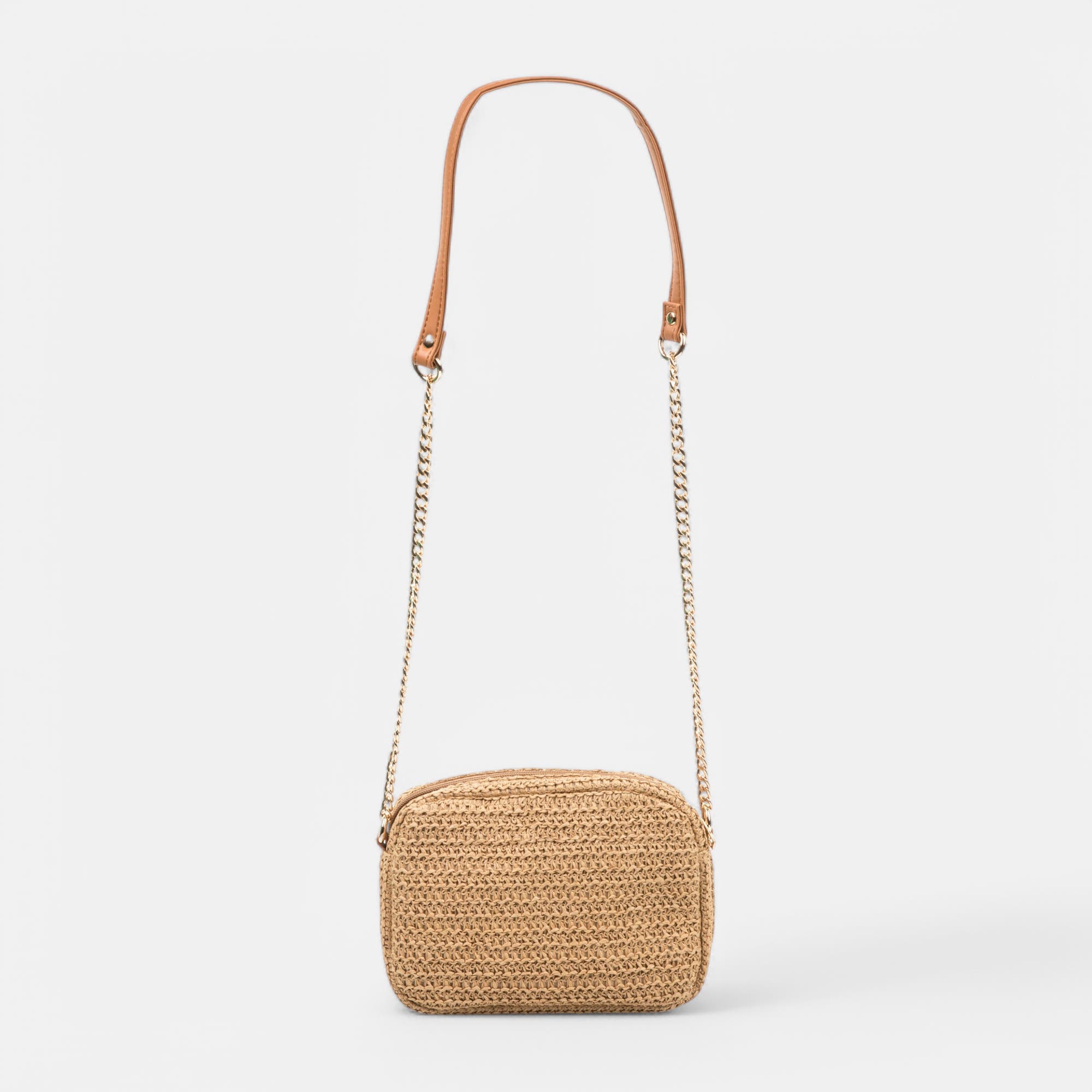 Sac bandoulière beige