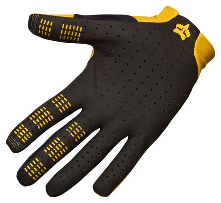 Gants Longs Fox Flexair Jaune
