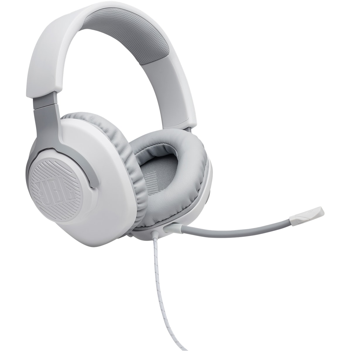 JBL Quantum 100 gaming headset (hvit)