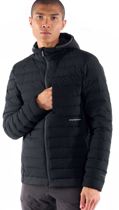 Divide Fusion Stretch Hoodie Men dunjakke