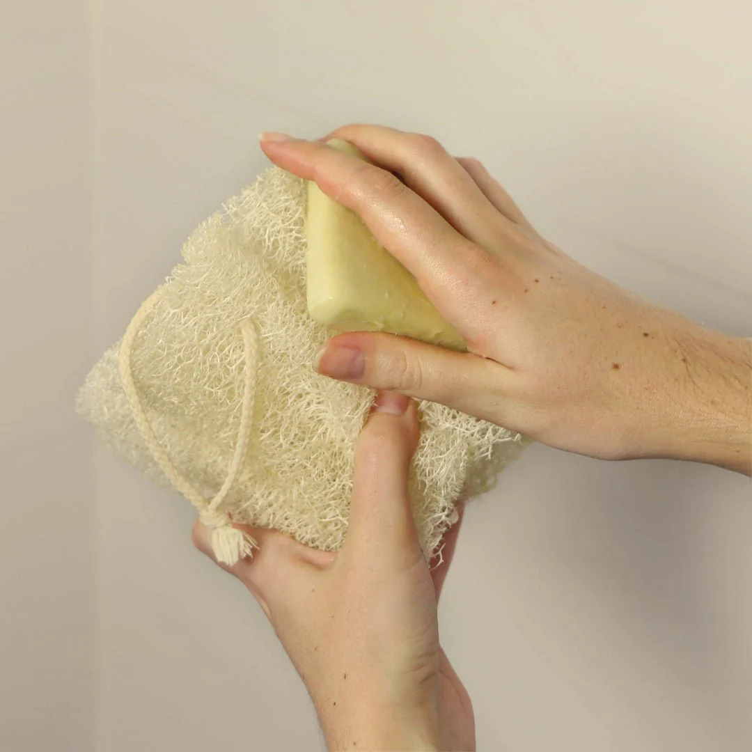Fleur de douche en Loofah - Version 1