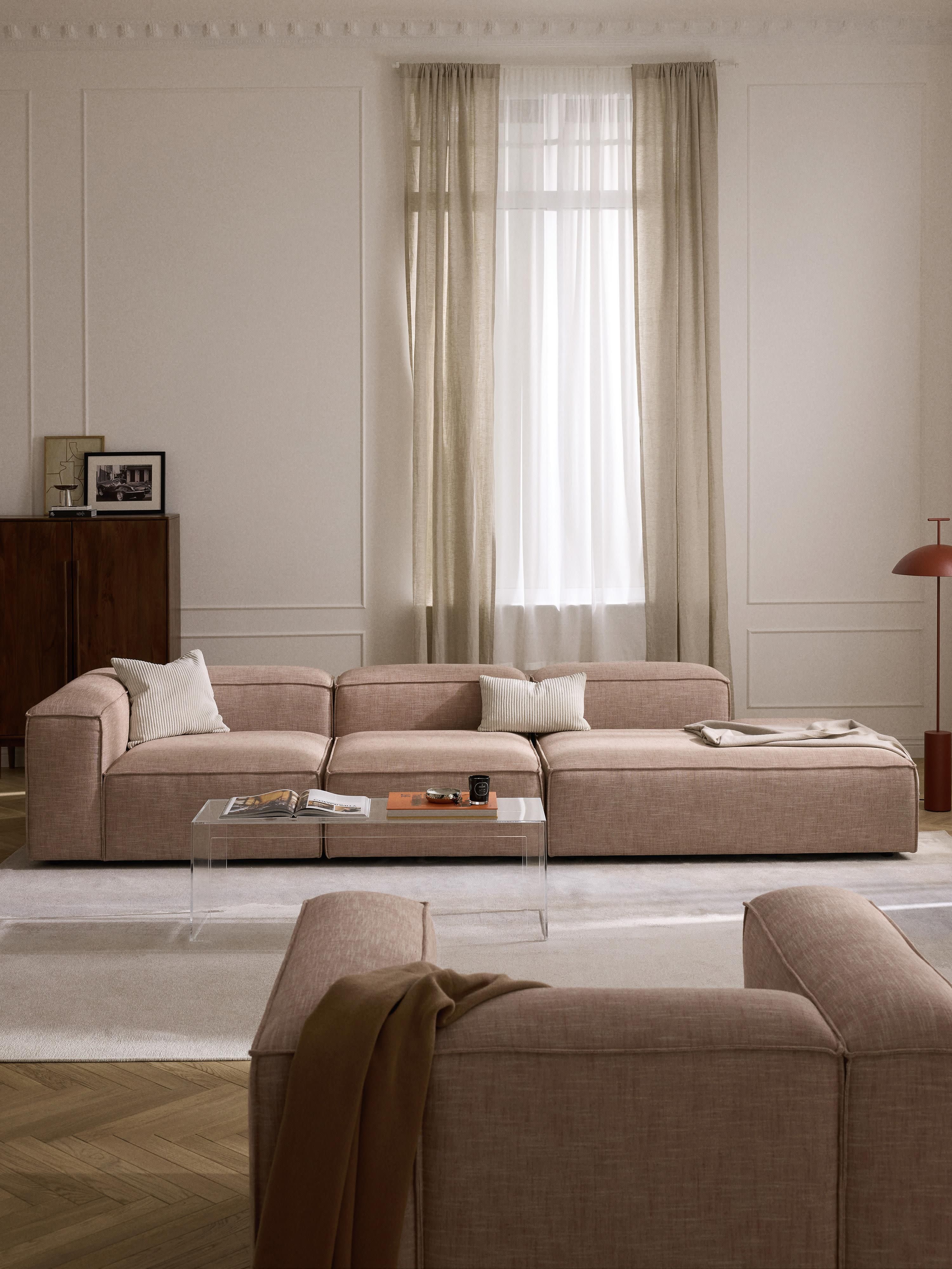 Modulaire XL chaise longue Lennon van linnenmix