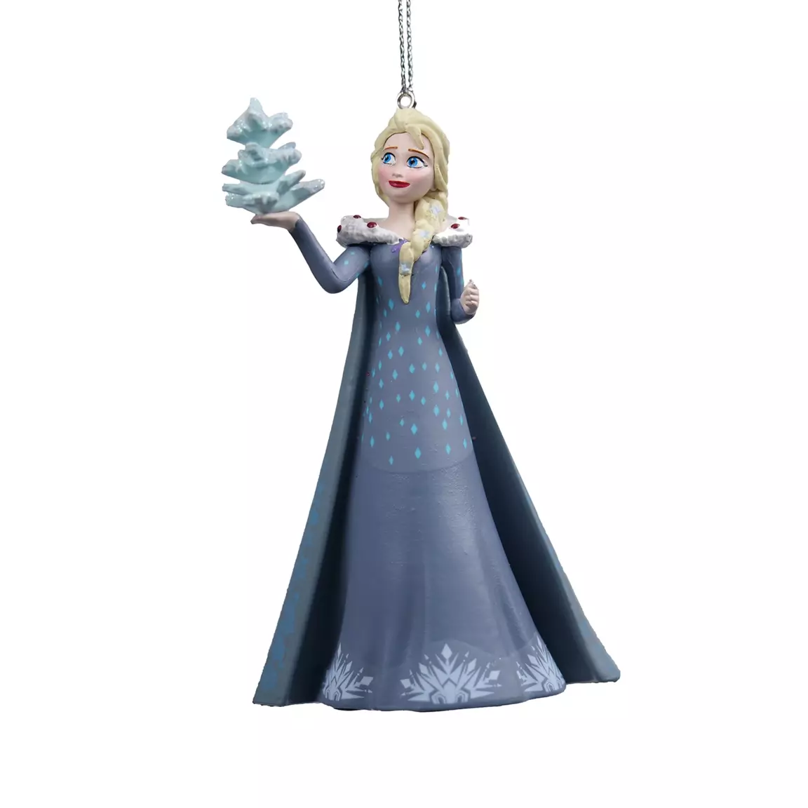 Suspension de fête (H11 cm) Disney Reine des neiges Elsa Bleu