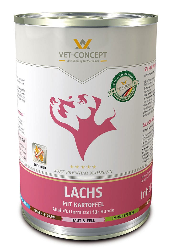 Vet-concept Hondenmenu Zalm 6 x 400 gram