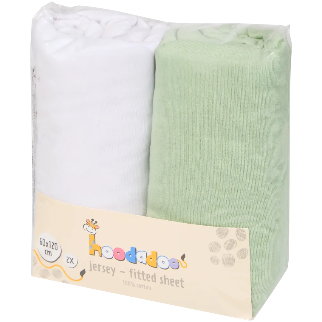 Drap-housse pour bébé en jersey Hoodadoo