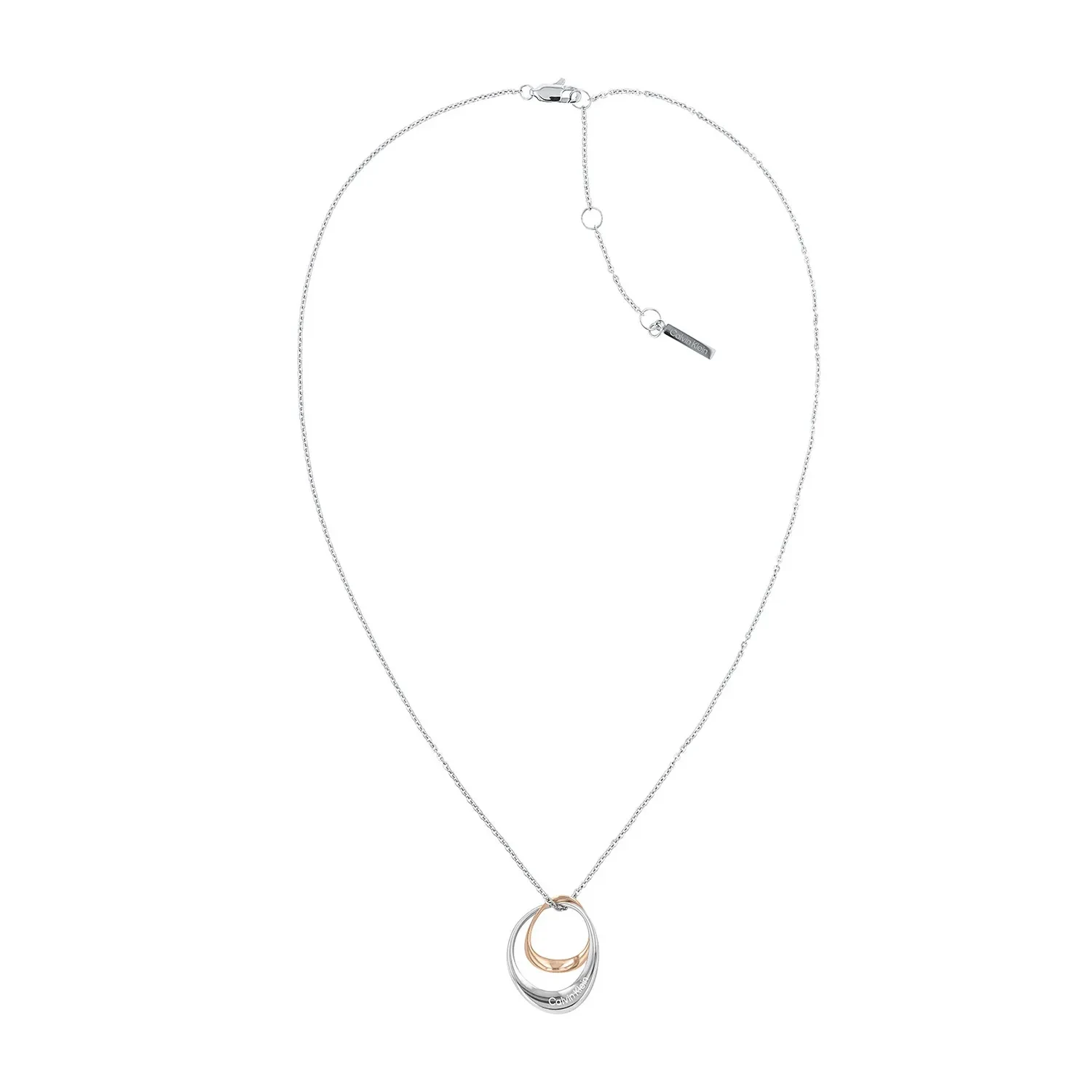 Calvin Klein Sculptural Halskæde Rustfrit Stål 35000008