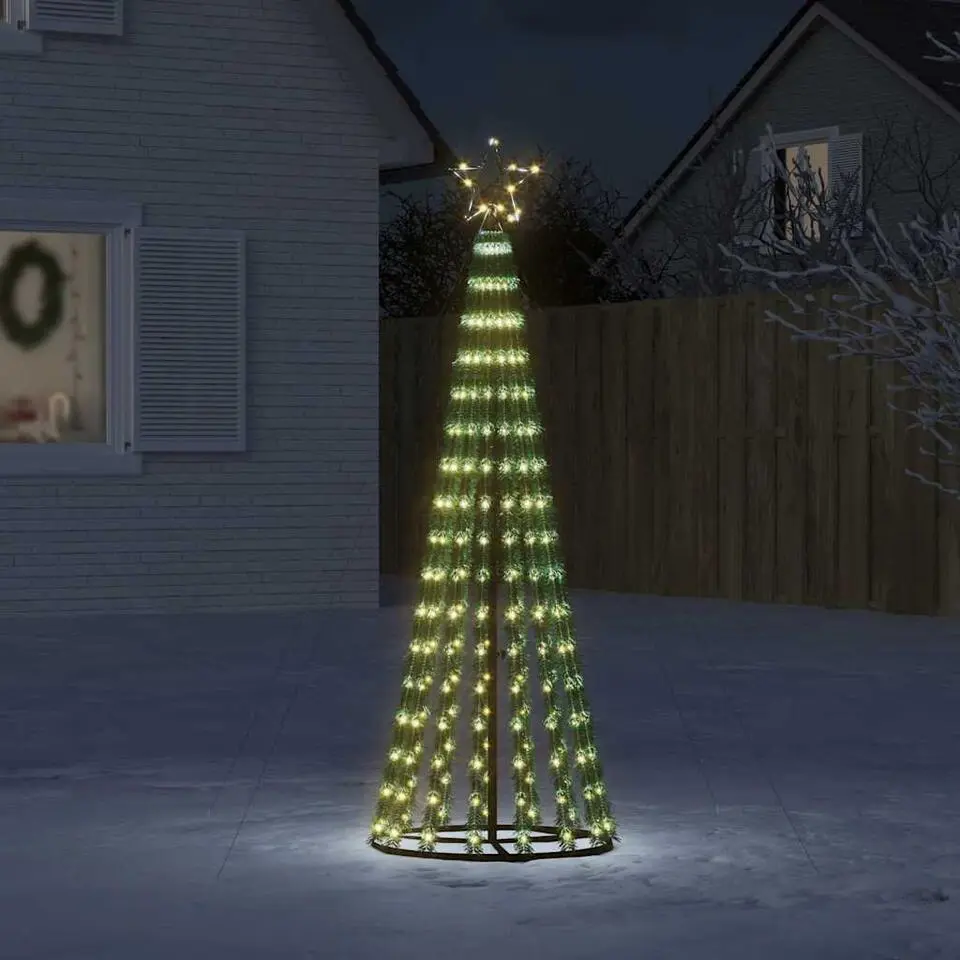 vidaXL - Led-kerstboom - Warmwit - 180 cm