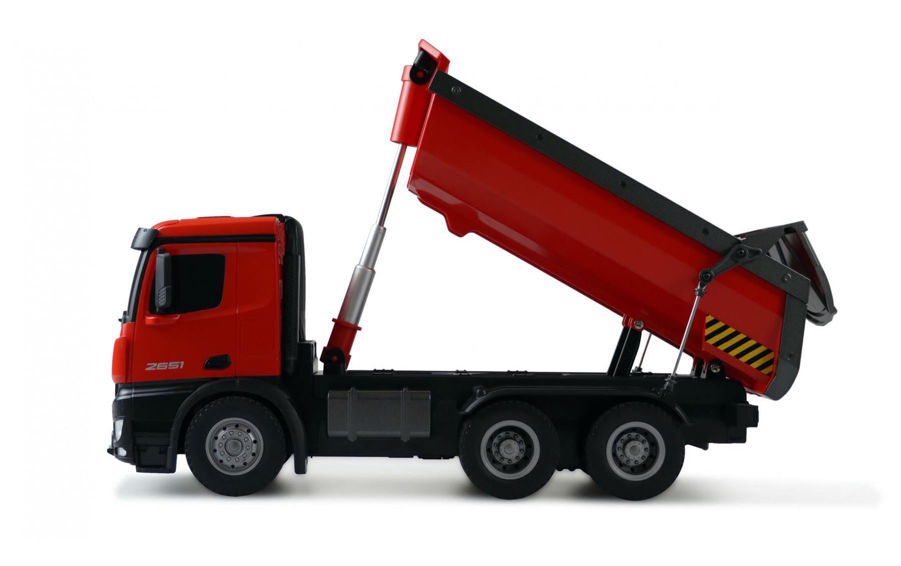 Lastwagen Mercedes-Benz Arocs 6x4 Rot, RTR, 1:14<br>Ferngesteuerter Muldenkipper