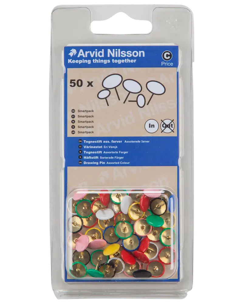 Arvid Nilsson Tegnestift 50-pak - ass. farver