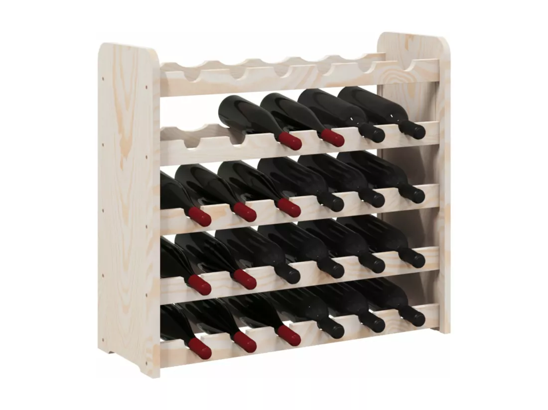 Casier à vin 67,5x25x60 cm Bois de pin massif
