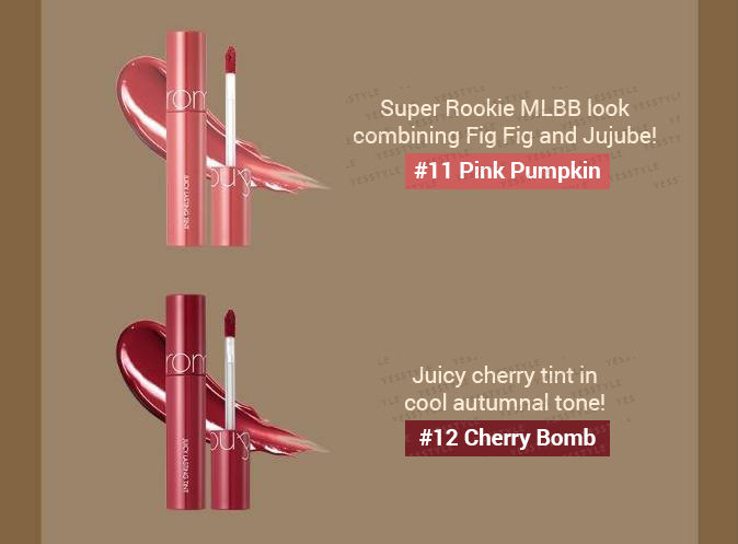 romand - Juicy Lasting Tint Autumn Fruit Series - 4 kleuren