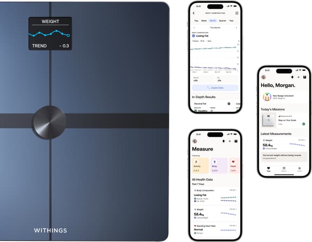 Withings Body Smart badevægt WBS13-Black-All-Inter