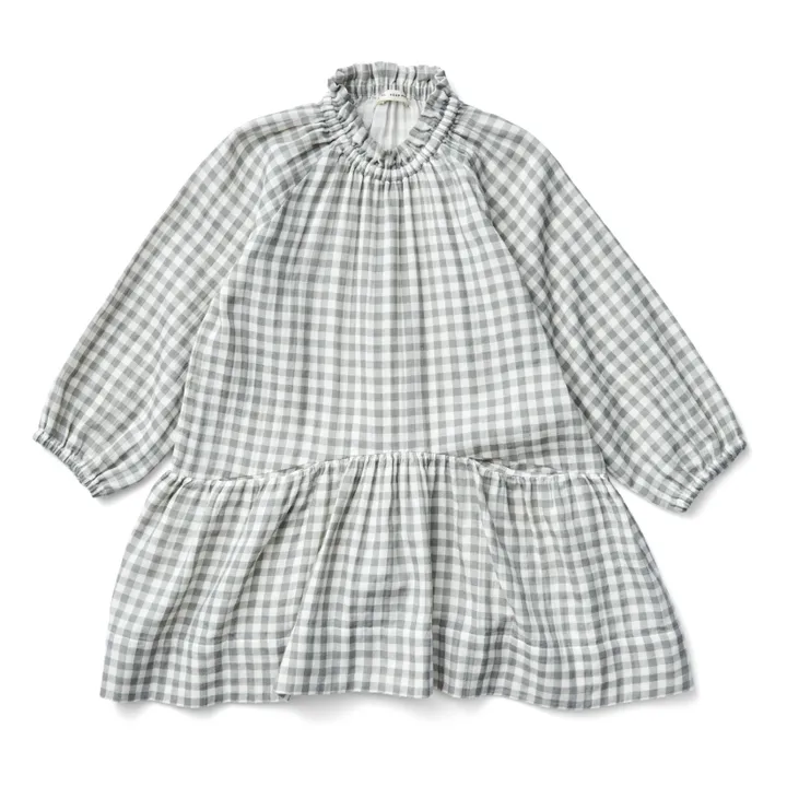 Soor Ploom Robe Gaze de Coton Bio Vichy Edith | Sauge