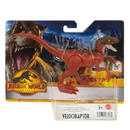 Mattel Jurassic World Ferocious Pack, 1 Stück, 12-fach sortiert