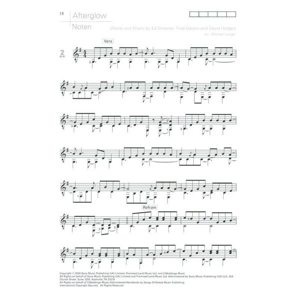 Edition Dux Acoustic Pop Guitar Solos 6