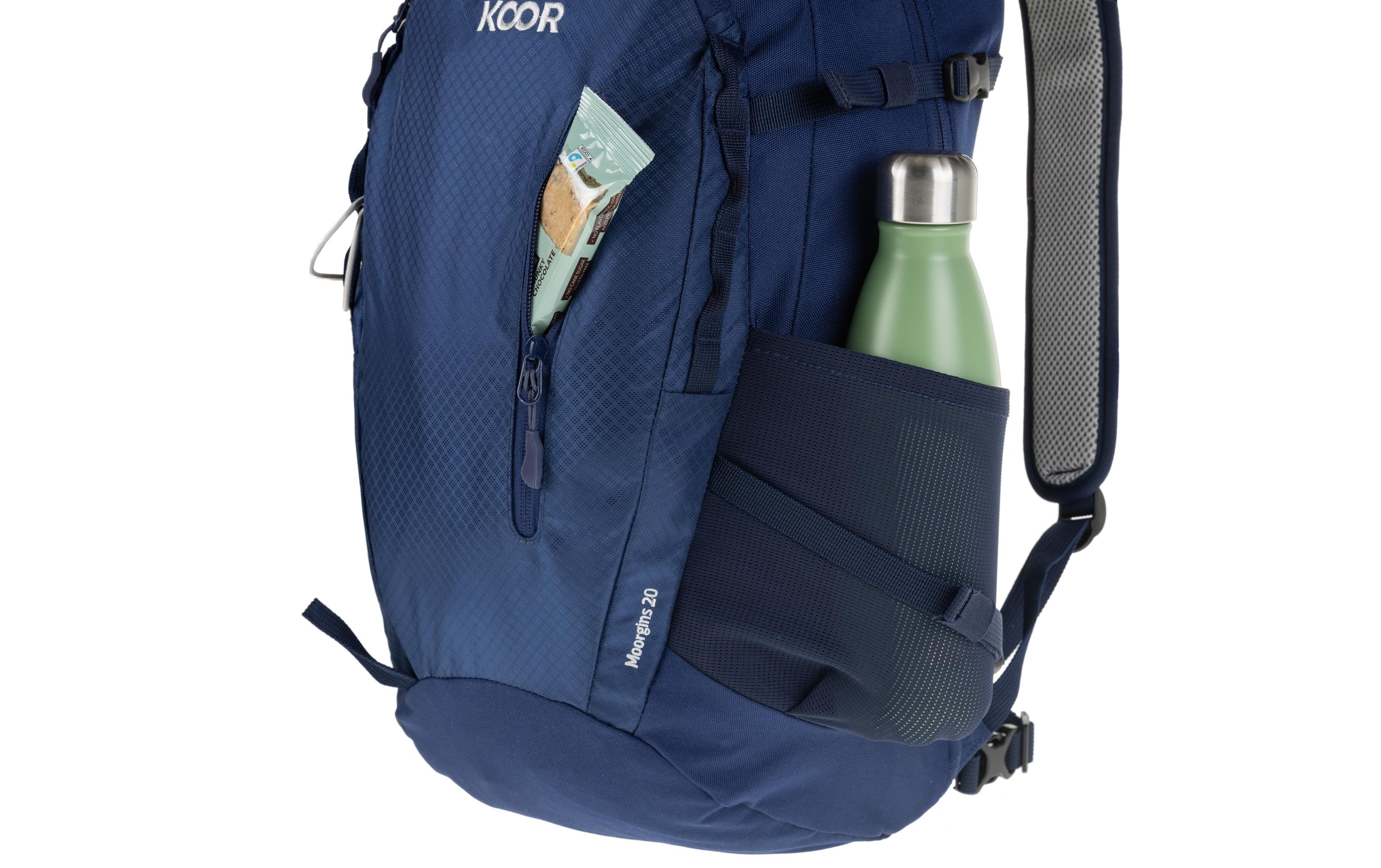 Wanderrucksack Moorgins 20 l, BlauFunktionaler und bequemer Bergrucksack für das ganze Jahr