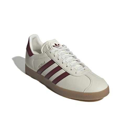 Adidas Gazelle Sneakers,  Cloud White/Shadow Red/Gum, 43 1/3