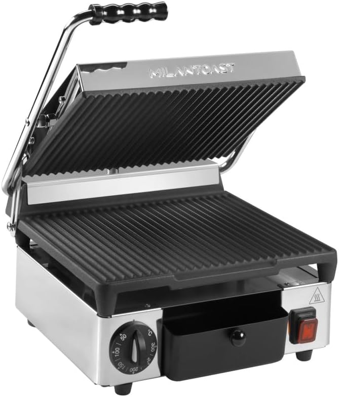 Milantoast 491056 Kontaktgrill, 310 x 380 x 170 mm, Medium, gerillt