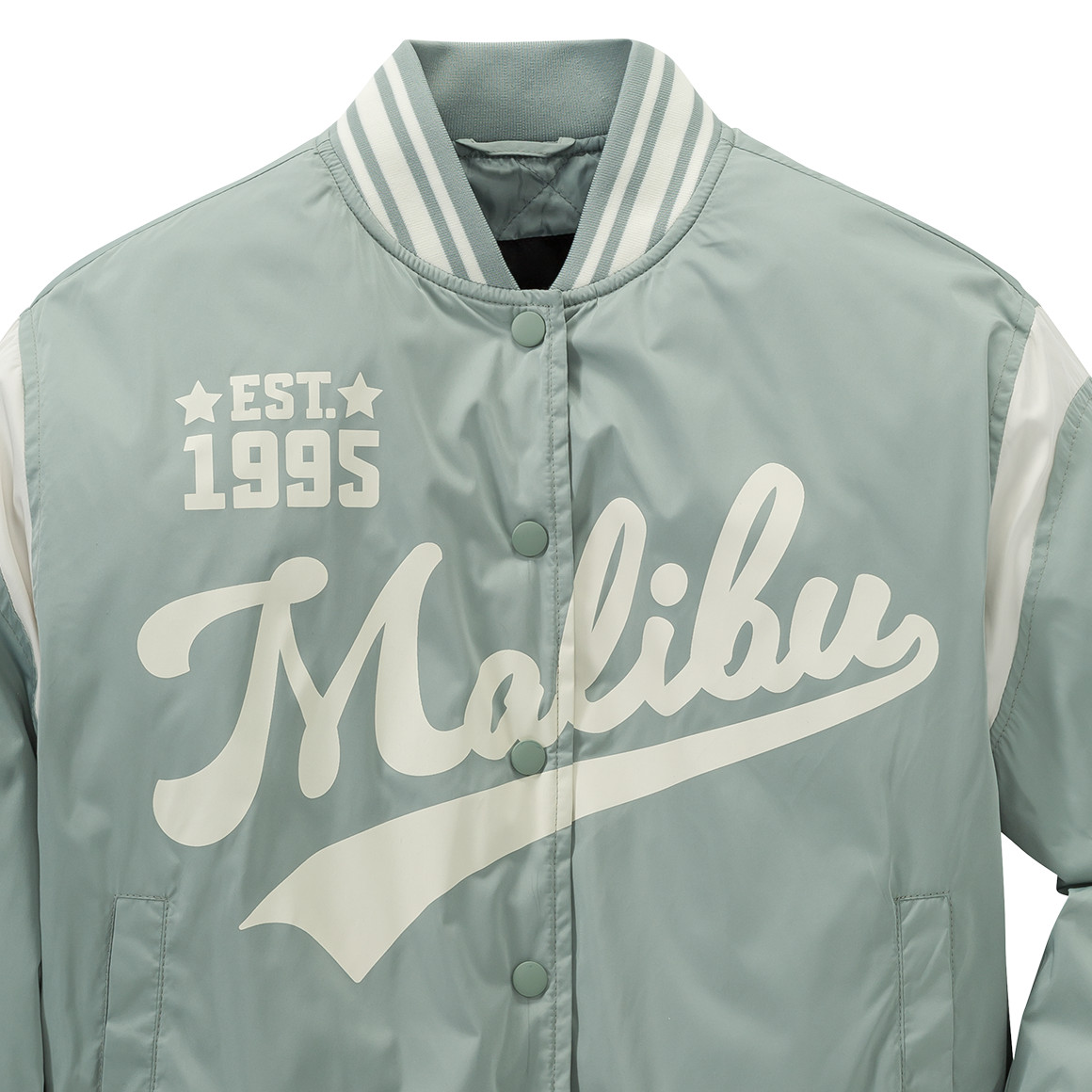 Beatwear Mädchen Jacke im College-Look mint