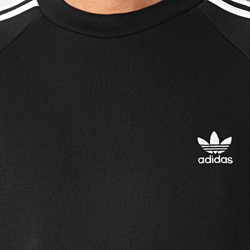 Sweat Crewneck A Bandes 3 Stripes GN3487 Noir