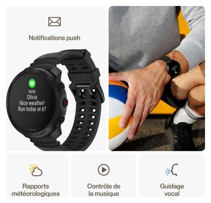 Montre Connectée Multisports Polar Vantage M3 Night Black
