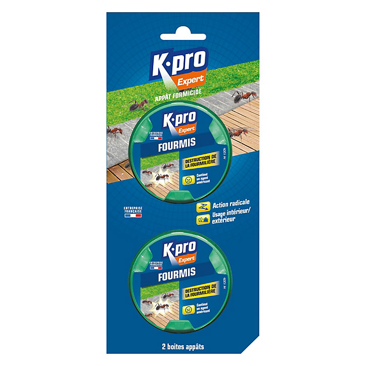 Boîte appat fourmis Kapo 2 x 10g
