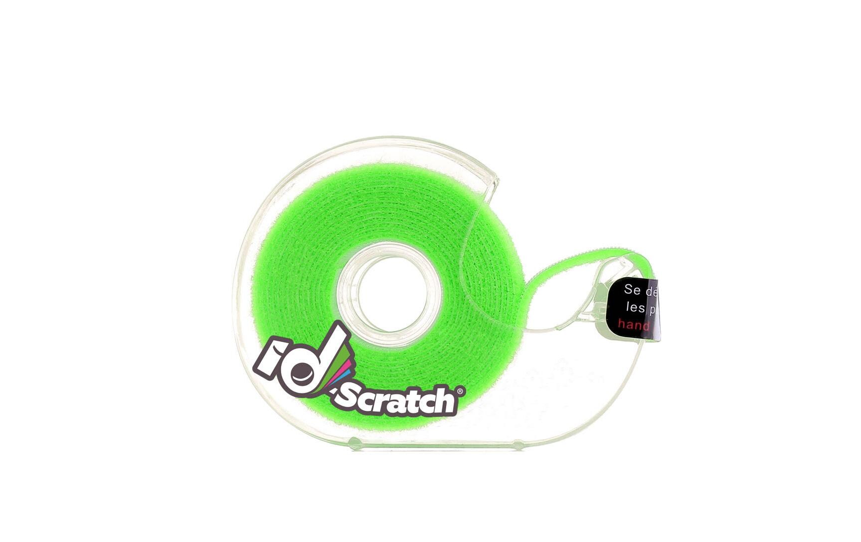 Klettband-Box ID-SCRATCH Dispender Box NeongrünPatchSee ID-SCRATCH Klettband Dispender Box