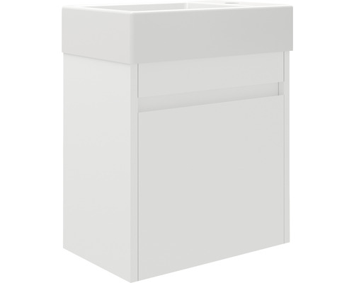 Basano Avellino gastenbadkamermeubelset, wit 54x28 cm
