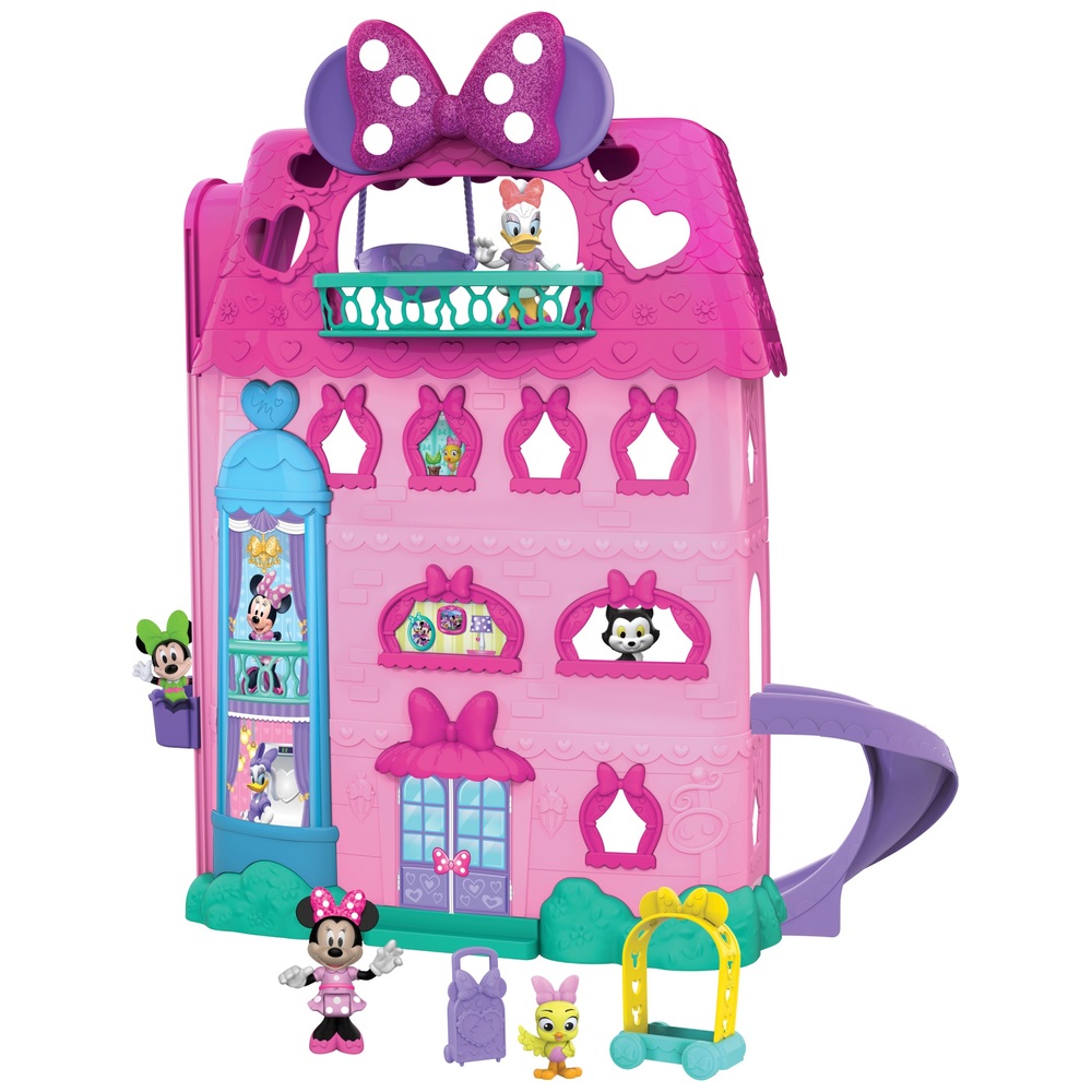 Minnie Mouse Bow-Tel Hotel Puppenhaus-Spielset