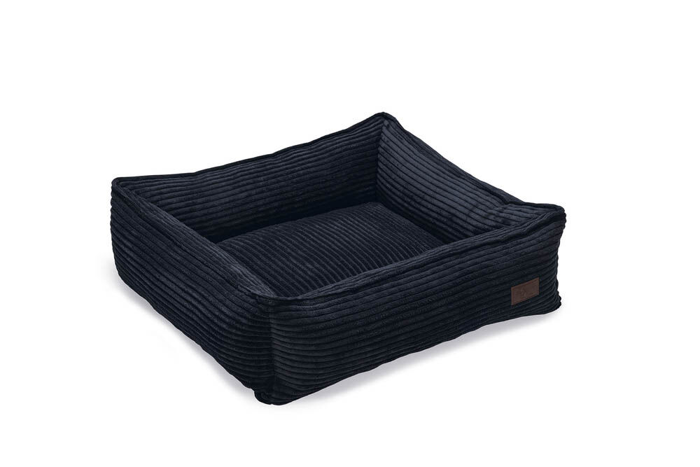 Designed by Lotte Ribbed - Hondenmand - antraciet - 20x60x65 cm - S