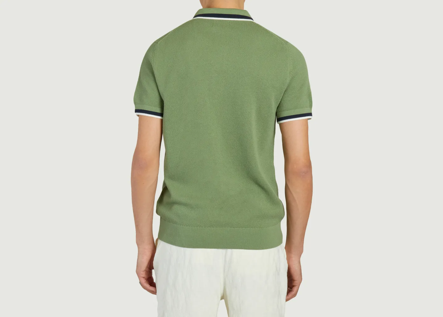 Polo en coton piqué avec bords contrastés Gant