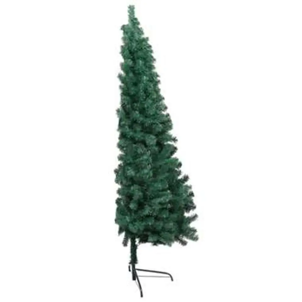 vidaXL - Halve Kerstboom - Groen - 180 x 115 cm