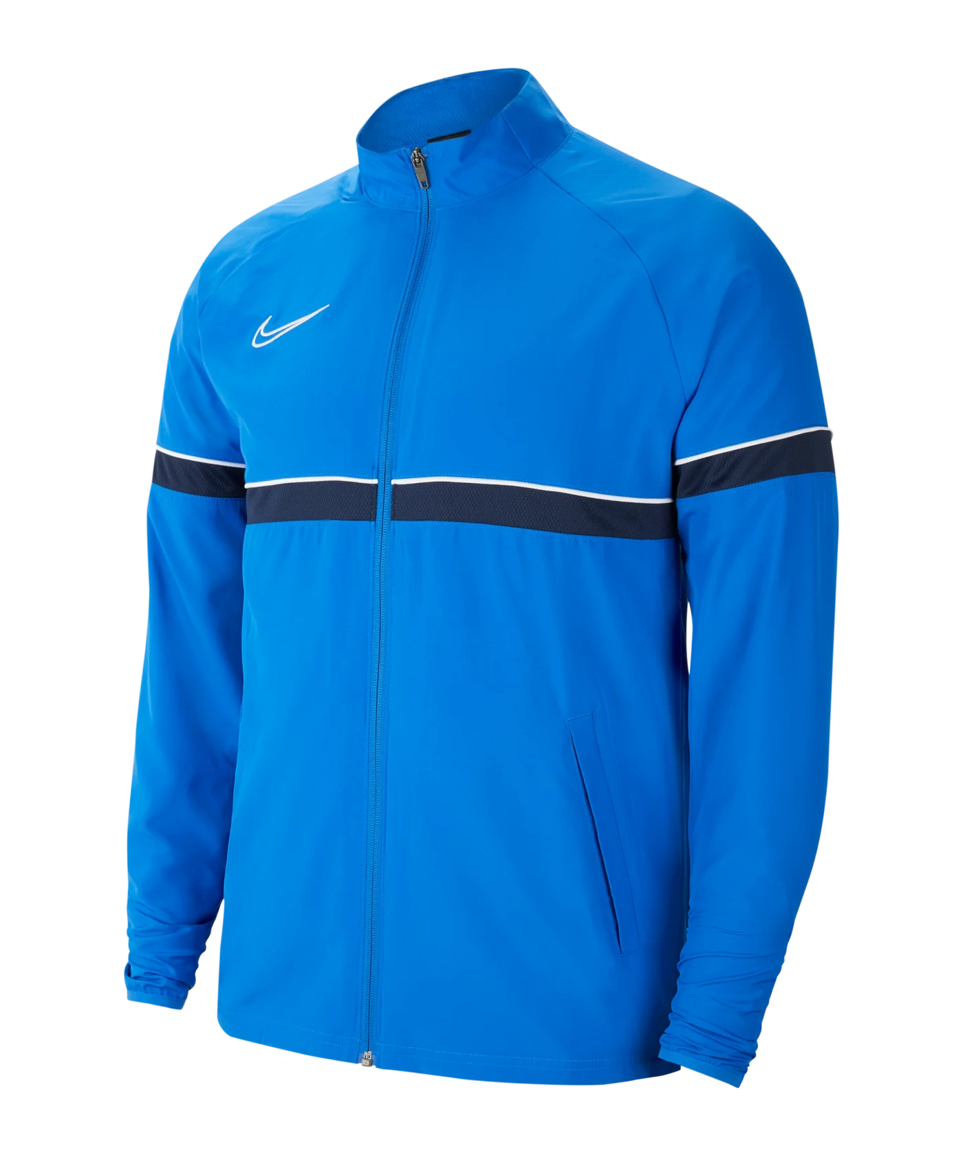 Nike Academy 21 Woven Trainingsjacke Blau F463