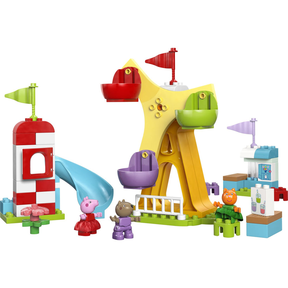 Køb LEGO® DUPLO Peppa Pig - Forlystelsespark 10453