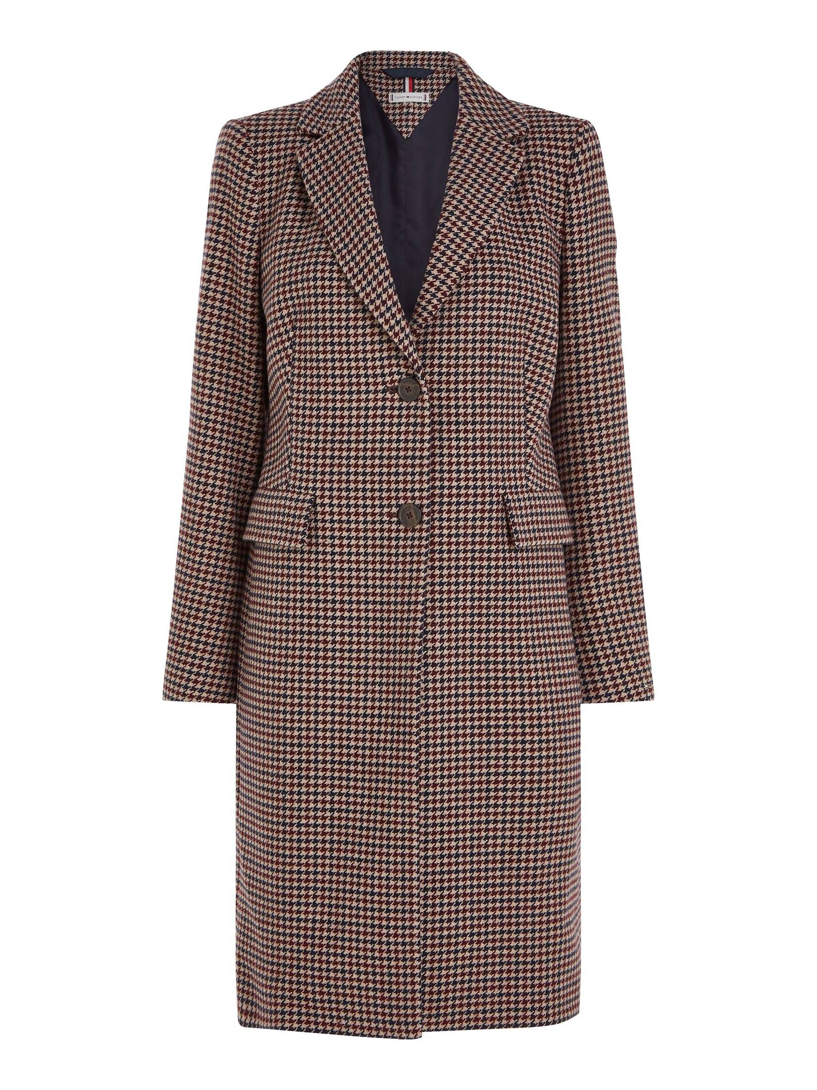 Tommy Hilfiger| Damen Mantel WOOL BLEND CLASSIC CHECK COAT