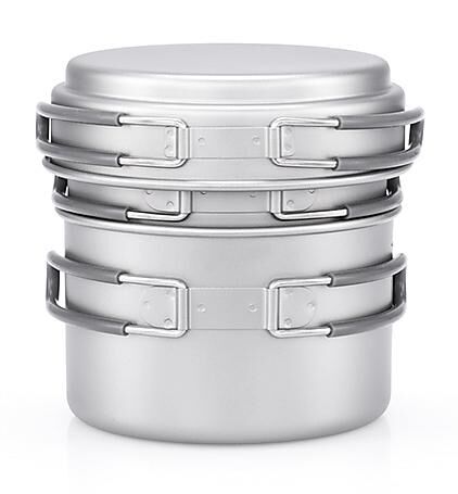 KEITH TITANIUM - SET DE CASSEROLES TITANE 3 PIECES