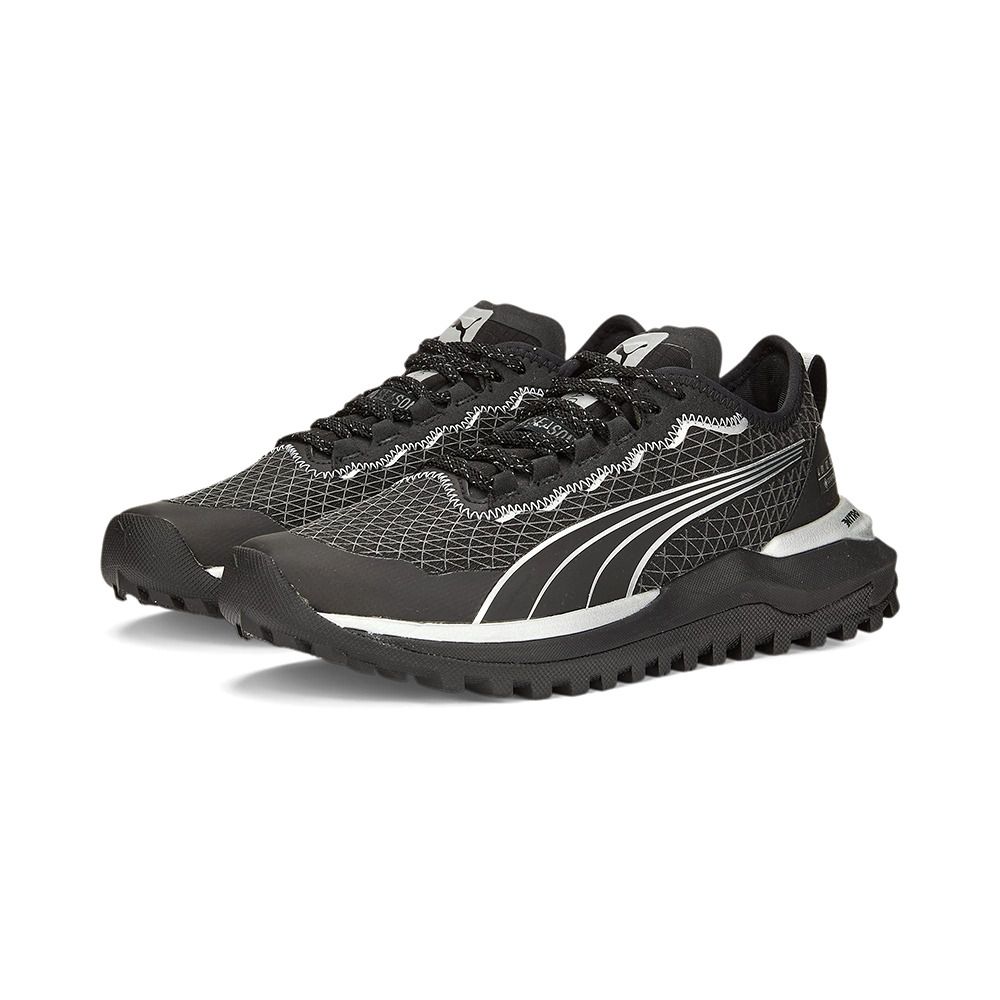 Puma VOYAGE NITRO 2 GTX - Chaussures Trail Femme puma black/metallic silver