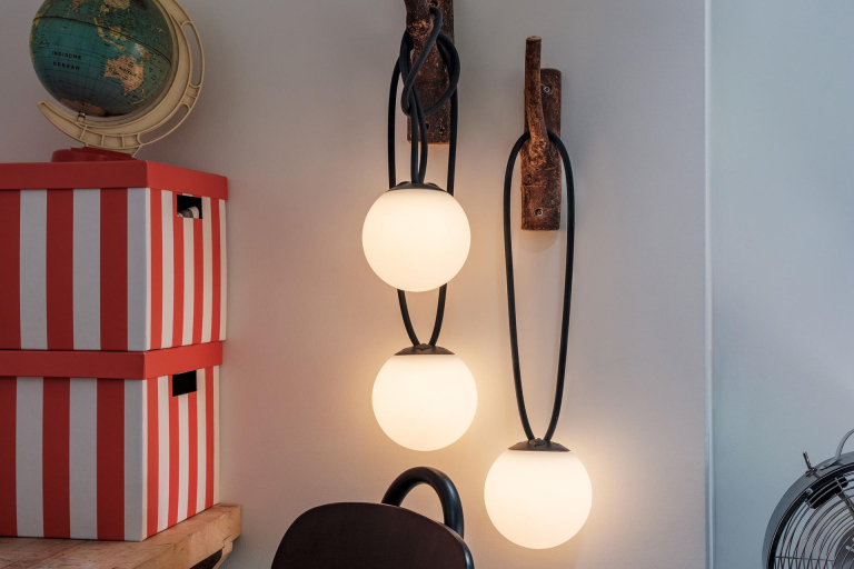 Fatboy Bolleke mini LED hanglamp set van 3 Anthracite