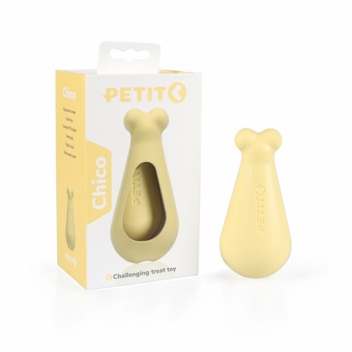 Brinquedo recarregável para cães, amarelo