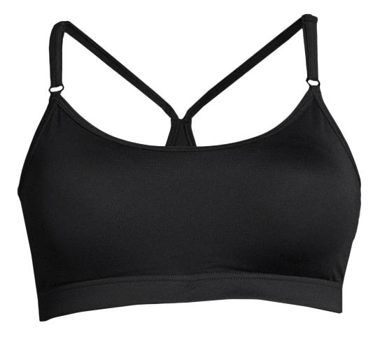 Strappy Sports Bra Black
