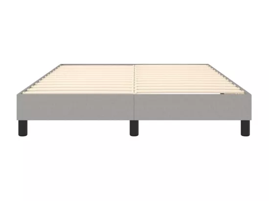Sommier à lattes de lit Gris clair 140x200 cm Tissu