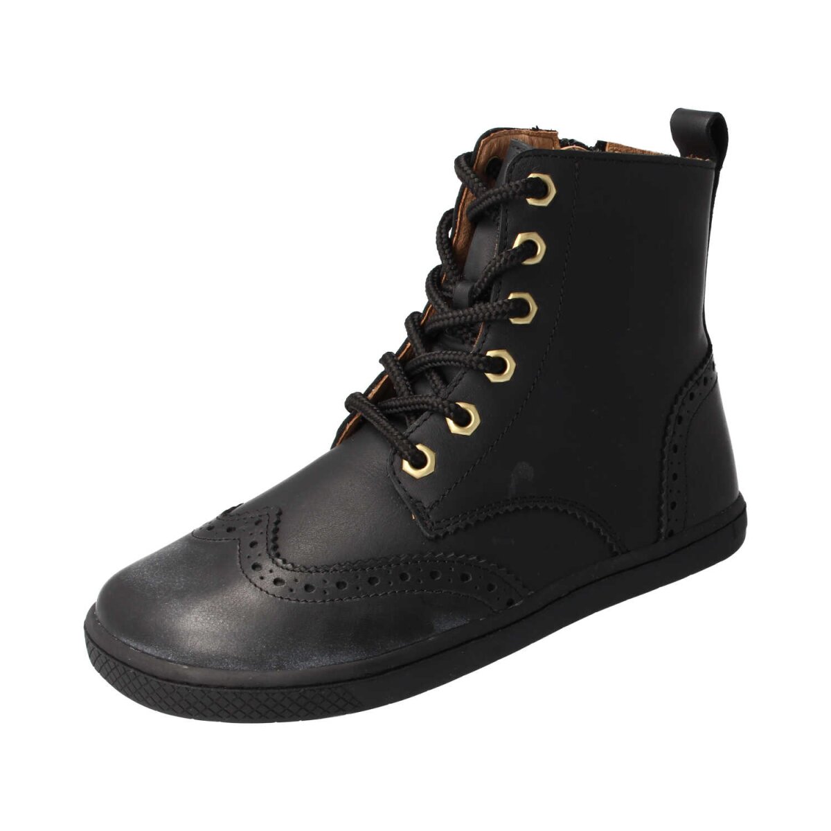 WL4210-0 black LET`S ROCK nappa leather laces Weite/W